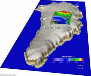 The team modelled the Earth's mantle against the ice sheet and found that melting occurs in a given area due to the composition of the mantle underneath it